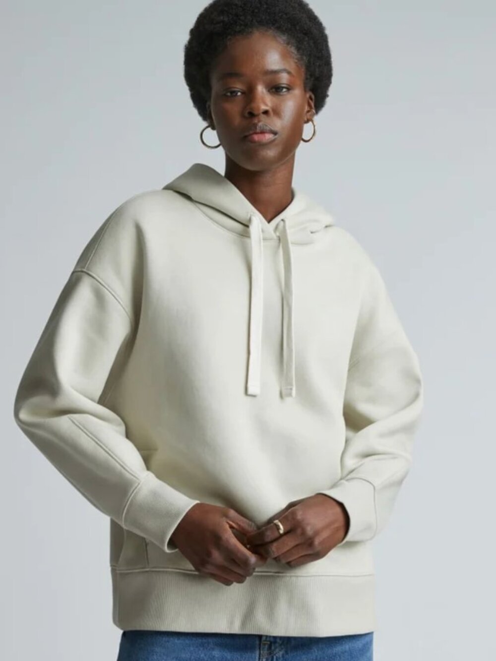 The ReTrack Hoodie - Pelican Small